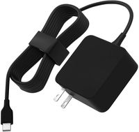 Type C Charger for Dell Latitude 13 7370 2-in-1 13.3 inches FHD Laptop Portable AC Wall Charger Power Supply Adapter Cord