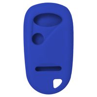 New Silicone Cover Protective Case for Honda 3 Button Remote Key Fob - Blue