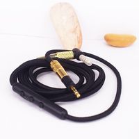 Replacement Audio Cable line 1.2m for Sennheiser Momentum Momentum 2.0 ON Ear Weave Headphones Cable with Mic 3.5mm to 2.5mm Jack