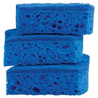 Scotch-Brite Cellulose Sponge with Scouring Pad pack of 3