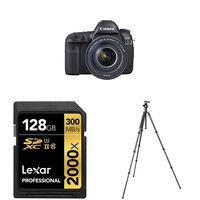 Canon EOS 5D Mark IV Full Frame Digital SLR Camera with EF 24-105mm f/4L IS II USM Lens Accessory Bundle