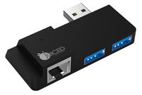 Juiced Systems Surface Pro 4 -Multifunction Adapter - Designed for Surface Pro 4 & New Surface Pro (2017) - 2X USB 3.0 Ports | Ethernet Port
