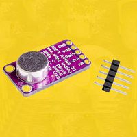 Microphone,Max9814 Electret Microphone Amplifier Module Agc Auto Gain Control for Arduino