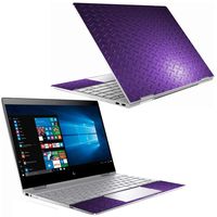 MightySkins Skin Compatible With HP Spectre x360 13" (2018) - Purple Diamond Plate | Protective, Durable, and Unique Vinyl Decal wrap cover | Easy To Apply, Remove, and Change Styles | Made in the USA