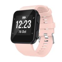 Coohole New Replacement Wrist Strap Silicagel Soft Band Strap For Garmin Forerunner 35 (Pink)