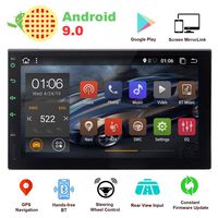 Double Din Car Stereo Android Head Unit Indash Car Radio GPS Navigation Car Entertainment Multimedia Radios with Bluetooth Support Touch Screen&Steering Wheel Control&Backup Camera 2GB+32GB ROM