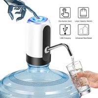 Water Bottle Pump, USB Charging Automatic Drinking Water Pump 5 Gallon Bottle Portable Electric Water Dispenser Pump Perfect for Home Kitchen Office