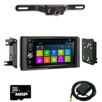 DVD GPS Navigation Multimedia Radio and Dash Kit for Subaru Impreza 2008-2014 with Backup Camera