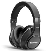 Bluedio U (UFO) PPS 8 Drivers High-End Bluetooth headphones Revolution/3D Sound Effect/Aluminum alloy build/Hi-Fi Rank wireless&wired Over-Ear headsets with carrying hard case Gift-package (Black)