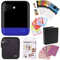 Polaroid POP 2.0 Instant Digital Camera (Blue) Gift Bundle + Paper (10 Sheets) + Case + Photo Album + Frames + Stikcer Sets and More