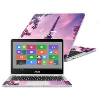 MightySkins Skin Compatible with Asus Chromebook Flip C302CA 12.5" (2016) - Bonjour | Protective, Durable, and Unique Vinyl Decal wrap Cover | Easy to Apply, Remove | Made in The USA