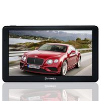 GPS Navigation for Car/Truck, Jimwey 8GB 256MB GPS Navigation for Car, Capacitive Touch Screen Pre-Loaded US/CA/MX Maps, Camera Alerts, Lifetime Free Map Updates (2019 Latest Maps)
