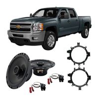 Compatible with Chevy Silverado Pickup 1999-2013 Front Door Replacement HA-R5 Speakers