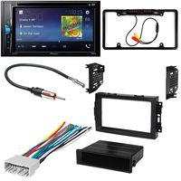 CACHÉ KIT2276 Bundle W/Car Stereo with Bluetooth, Backup Camera for 2006 - 2008 Dodge Ram Pickup Double DIN Multimedia DVD Touchscreen Receiver W/Complete Installation Kit (5Item)