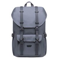 KAUKKO Laptop Outdoor Backpack, Travel Hiking& Camping Rucksack Pack, Casual Large College School Daypack, Shoulder Book Bags Back Fits 13" Laptop & Tablets Mini Size(9grey)