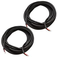 Seismic Audio - RW25 (2 Pack)- 25 Foot Raw Wire to Raw Wire Speaker Cable - 16 Guage - PA/DJ/Home Audio