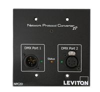 Leviton NPC2D-MF 2 Port NPC with 1 5-Pin XLR, Male and 1 Female