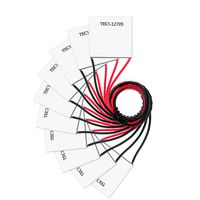 Diymore 10pcs TEC1-12705 12V 50W 40MMX40MM Heatsink Thermoelectric Cooler Cooling Peltier Plate Module