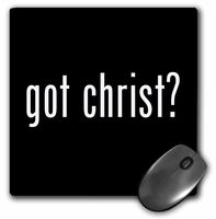 3dRose LLC 8 x 8 x 0.25 Inches Got Christ Mouse Pad (mp_15954_1)