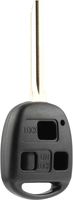 Key Fob Keyless Entry Remote Shell Case & Pad fits 1998-2007 Toyota Land Cruiser / 2008-2009 Toyota FJ Cruiser (HYQ1512V, 89070-60090)