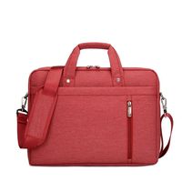 angel3292 Waterproof Shockproof Laptop Notebook Handbag Tablet Bag Messenger Bag Size 17 inch (Red)