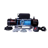 X-BULL 12V Synthetic Rope Electric Winch 13000 lb Load Capacity