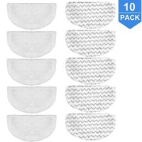 DEKIRU Steam Mop Washable Cleaning Pads Replacement for Bissell Powerfresh Steam Mop 1940 1440 1806 Series Bissell Steam Floor Mops, Compare to Part # 5938 & 203-2633 Vacuum Cleaners (10 Pack)