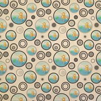Cat Fishing Kraft Present Gift Wrap Wrapping Paper