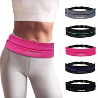 GEARWEAR Running Belt Workout Waist Bag Pack for iPhone 7 X 8 6 Plus Man Woman/Lightweight Phone Runners Belt for Walking Fitness Jogging Climbing/Zipper Travel Money Belt Pink