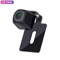 Leekooluu HD 960P Car Rear View Reversing Backup Camera for Car,SUV,Truck,Pickup,Van,Intelligent Movable Guild Lines IP 69K Waterproof Super Night Vision