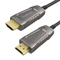 Huaham Fiber Optical HDMI Cable 50ft, 4K@60Hz HDR Active Optic Fiber HDMI Cable, High Speed Video&Audio Cord, Support HDR10, ARC, HDCP2.2, 3D, Dolby Vision, 18Gbps Subsampling 4:4:4/4:2:2/4:2:0