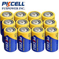 1.5V D Cell Zinc Chloride Battery R20P UM1 D Batteries,12 Packs