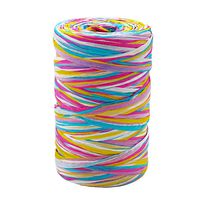 Tenn Well Colored Raffia Ribbon, 3/16 inch by 328 Feet Matte Paper Craft Ribbon for Gift Wrapping, Gift Box Packing, Party Decor and Craft Projects