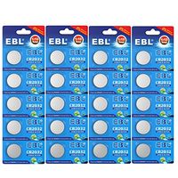 EBL CR2032 DL2032 ECR2032 Watch Electronic 3V Lithium Coin Cell Battery 20 Pack
