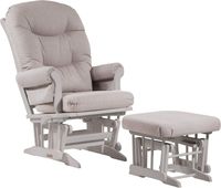 Dutailier Sleigh 0393 Glider Multiposition-Lock Recline with Nursing Ottoman Included