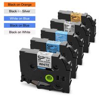 Replace 12mm 0.47 Inch P Touch TZe Tape Extra Strength Laminated Label Tape TZe-S231 TZe-S531 TZe-S535 TZe-S931 TZe-SB31 Compatible with Brother P-Touch Label Maker PTH110 PTD210 D400 D600, 5 Pack