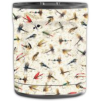 MightySkins Skin Compatible with OtterBox Elevation Tumbler 10 oz - Fishing Flies | Protective, Durable, and Unique Vinyl Decal wrap Cover | Easy to Apply, Remove, and Change Styles | Made in The USA