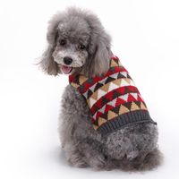 Howstar Pet Clothes, Puppy Sweater Knitted Dog Shirt Cute Doggie Apparel (Multicolour, M)