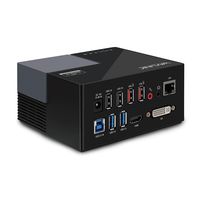 TNP USB 3.0 Universal Docking Station for Laptop - Dual Video Monitor Display HDMI, DVI & VGA Output with Gigabit Ethernet, 3.5mm AUX Audio Input Output, USB Hub w/Fast Charging Ports for Mac & PCs