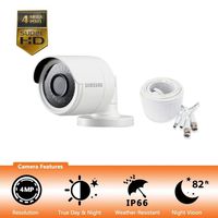 Samsung Wisenet SDC-89440BB - 4MP Weatherproof Bullet Camera, Compatible with SDH-C85100BF (Renewed)