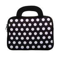 E - Living 7-8.4 Inch / 8.9-9 Inch / 10.1 Inch / 11.6-12.5 Inch / 13-13.3 Inch / 14-14.1 Inch / 15-15.6 Inch Neoprene Sleeve/Case/Bag/Cover with Handle (White Dots, 11.6-12.5 Inch)