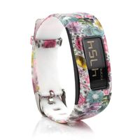 honecumi Replacement Bands Compatible with Garmin Vivofit Wristband Watch Strap for Men & Women-Garmin Vivofit 1 Replacement Watch Band/Strap/Bracelet with Metal Buckle Clip-Free Size