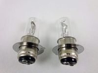 (Set of 2) 12V 35W Halogen Headlight Head Light Bulb for Scooter ATV Moped Quad Go Kart Motorcycle 4 Wheeler Dune Buggy Sandrail Taotao Sunl Coolster Roketa Jonway