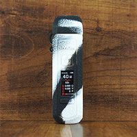 ModShield for Smok RPM40 Silicone Case ByJojo RPM 40 Protective Cover Wrap Skin Shield (White/Black)