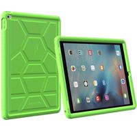 Poetic TurtleSkin iPad Pro 12.9 Rugged Case Cover With Heavy Duty Protection Silicone and Sound-Amplification feature for Apple iPad Pro 12.9 (1st Gen 2015) Green