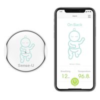 Sense-U Baby Monitor with Breathing Rollover Movement Temperature Sensors: Track Your Baby's Breathing, Rollover, Temperature(2019 Updated Version)
