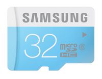 Samsung 32GB Class 6  Micro SDHC up to 24MB/s with Adapter (MB-MS32DA/AM)
