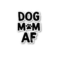 Dog Mom Af Sticker Dog Stickers - Laptop Stickers - 1.75" Vinyl Decal - Laptop, Phone, Tablet Vinyl Decal Sticker S1131