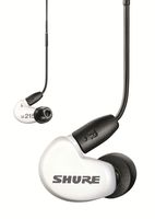 Shure SE215 Sound Isolating Earphones with 3.5mm Cable, Remote and Mic, Special Edition White
