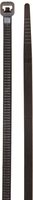 Aviditi CTUV640 Nylon UV Stabilized Cable Tie, 6" Length x 0.14" Width, Black (Case of 1000)